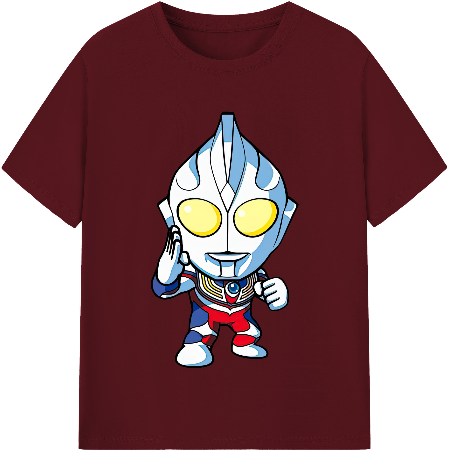 （画像用） ウルトラマン Ultraman 綿100％半袖Tシャツ（フロントプリント）